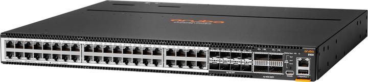 Actual product image Aruba HPE Networking CX 8100 40x10G Base-T 8x10G SFP+ 4x40/100G QSFP28 FB 3Fan 2AC PSU Switch Bundle (40 Ports)