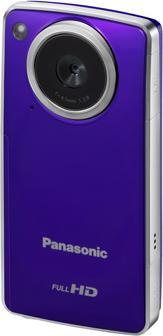 Panasonic HM-TA1, Full-HD Pocket Camcorder, Violett (1 x)