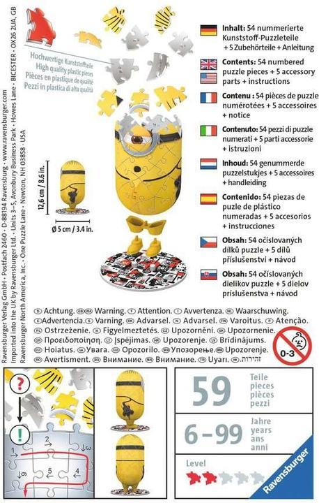 Actual product image Ravensburger Minion Kung Fu (54 pieces)