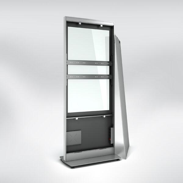 Produktbild DSS Indoor Stele Portrait, 49" Bildschirm, 4mm Glas