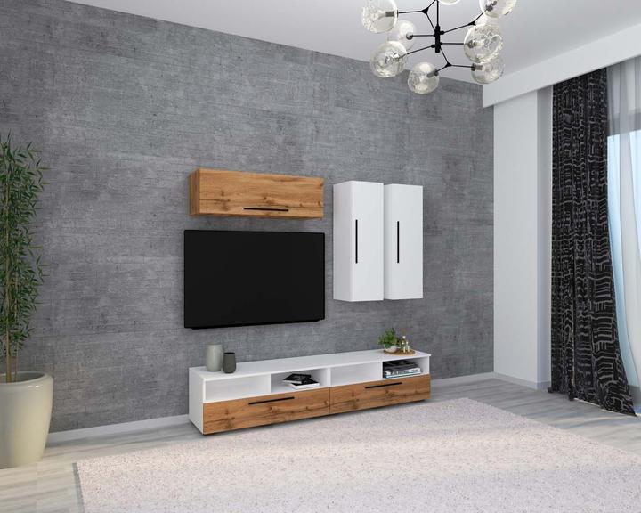 Immagine prodotto VCM Mobile TV basso Mobile TV a parete parete soggiorno Arila XL (190 x 40 x 200 cm)