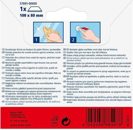 Produktbild tesa PROTECT Filzgleiter rechteckig (Filzgleiter, 1 Stück)