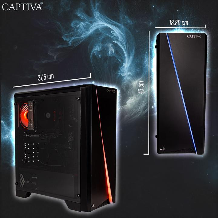 Produktbild Captiva Advanced Gaming R91-900 Ryzen 7 RTX 5060 Ti (AMD Ryzen 7 5700X3D, 16.00 GB, 1000 GB, GeForce RTX 5060 Ti)