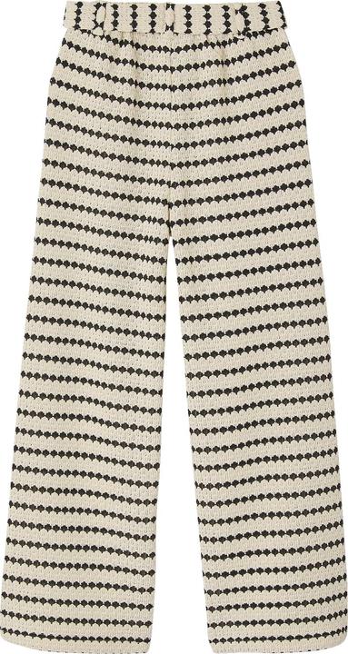 Produktbild Jonen Weite Mädchen Hose aus Fantasiestrick mit Gürtel (146)