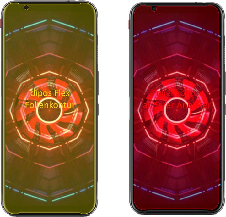 Immagine prodotto Dipos Pellicola Protettiva Full-Cover 3D (2 Pezzo/i, Nubia Red Magic 3s)
