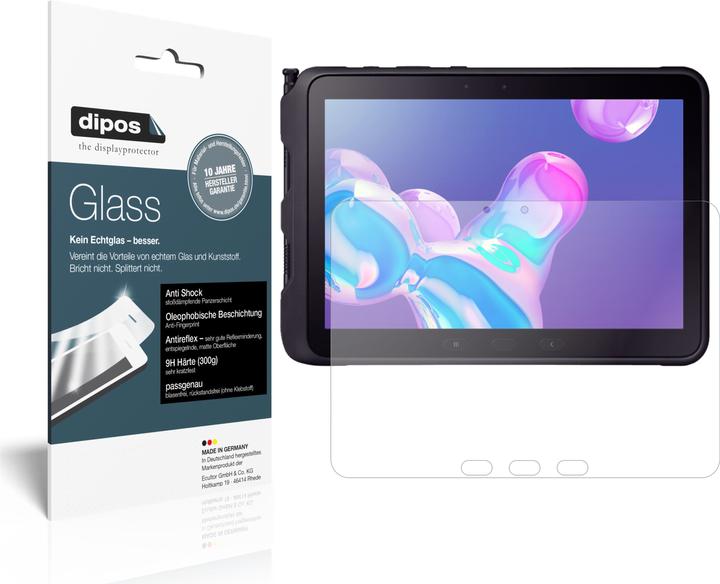 Dipos Displayschutz Anti-Shock (2 Stück, Galaxy Tab Active Pro 10.1 (2019))