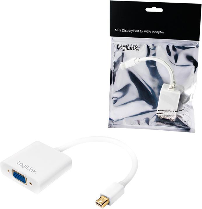 Actual product image LogiLink Mini DP zu VGA (VGA, 9 cm)