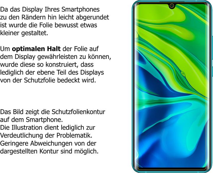 Image du produit Dipos Film de Protection d’écran Crystalclear (2 pièce(s), Mi Note 10 Lite)