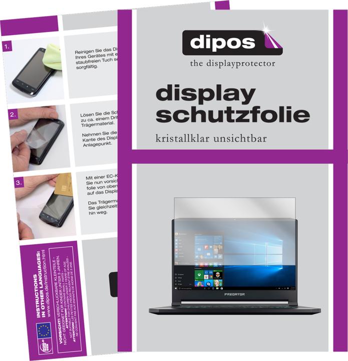 Actual product image Dipos Screen Protector Crystalclear (2 Piece, Triton 500)