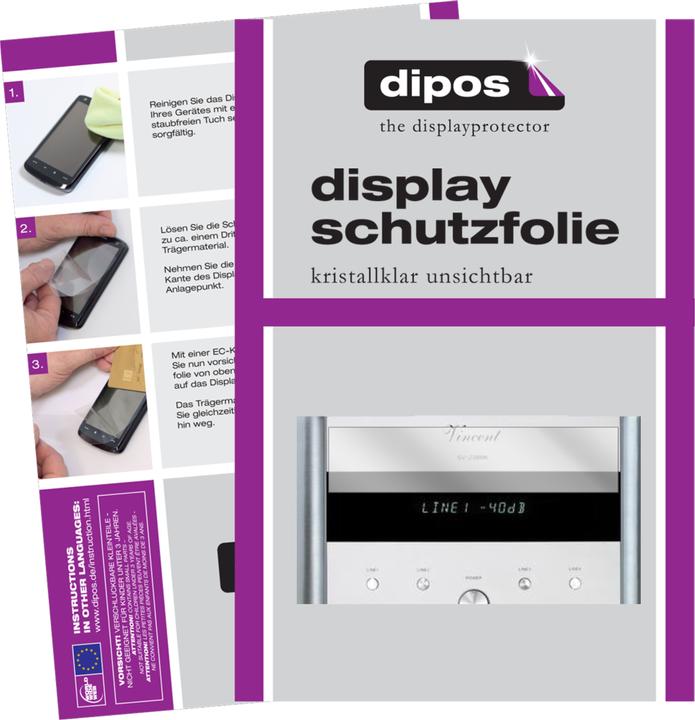 Produktbild Dipos Displayschutzfolie Crystalclear (Audiogerät Bildschirm-Schutzfolie)