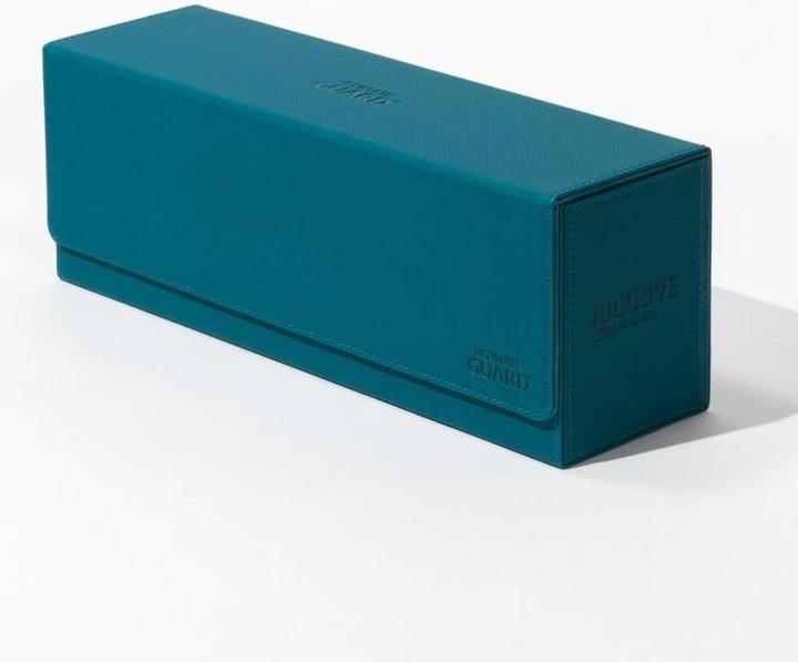 Actual product image Ultimate Guard Card Box XenoSkin Arkhive Monocolor 400+ Petrol Blue