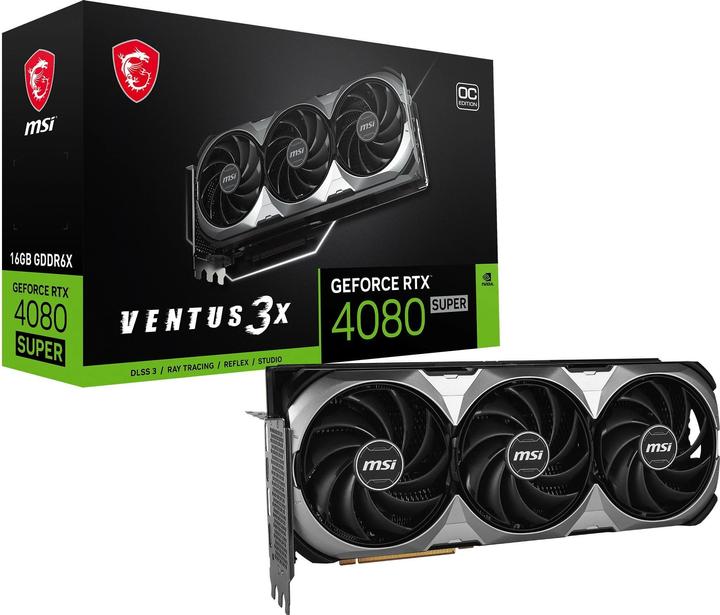 Immagine prodotto MSI GeForce RTX 4080 SUPER VENTUS 3X OC (16 GB)