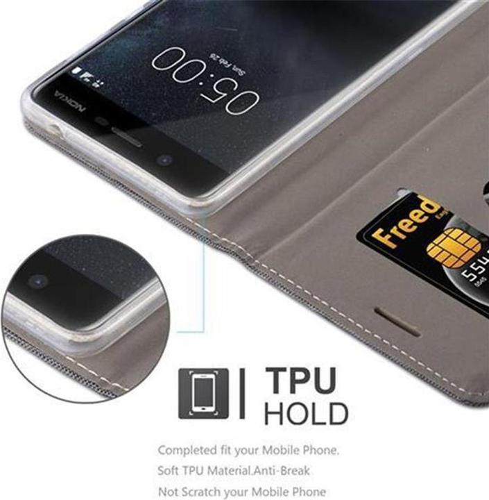 Actual product image Cadorabo Book Jeans Optics Cover (OnePlus 5)
