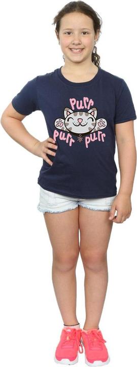 Actual product image Big Bang Theory Girls Soft Kitty Purr Cotton T-Shirt (116)