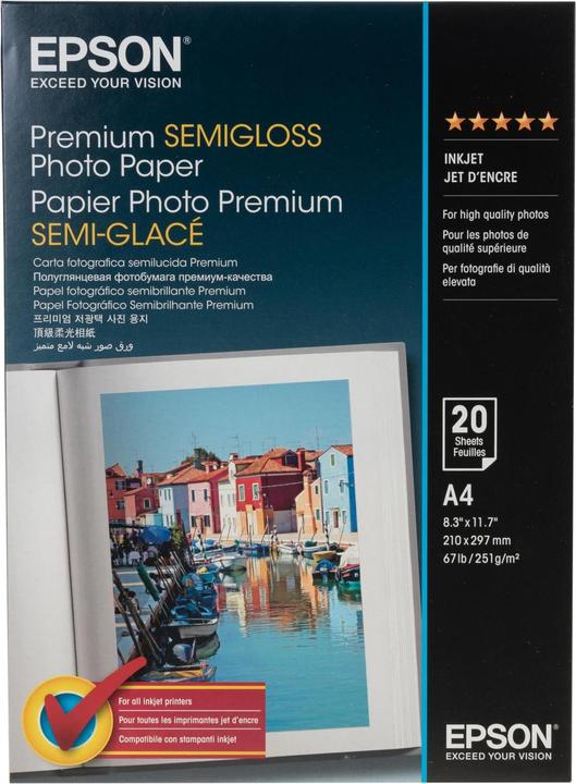 Epson Premium Semigloss (251 g/m², A4, 20 x)