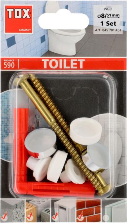 Produktbild Tox WC-Befestigung Toilet Plus 2 Stück (2 Stk.)