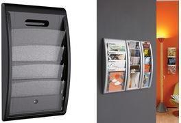 Actual product image Paperflow Brochure wall holder Quickfit, DIN A4 landscape (A4)