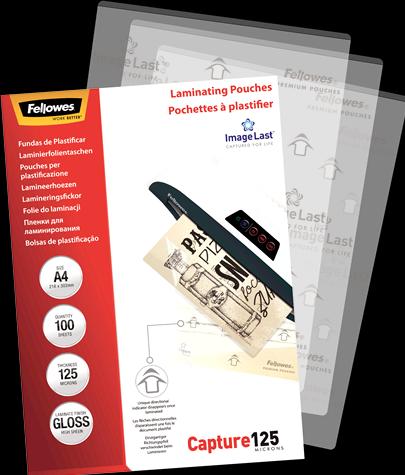 Actual product image Fellowes Capture 125 (A4, 100 Piece, 125 µm)