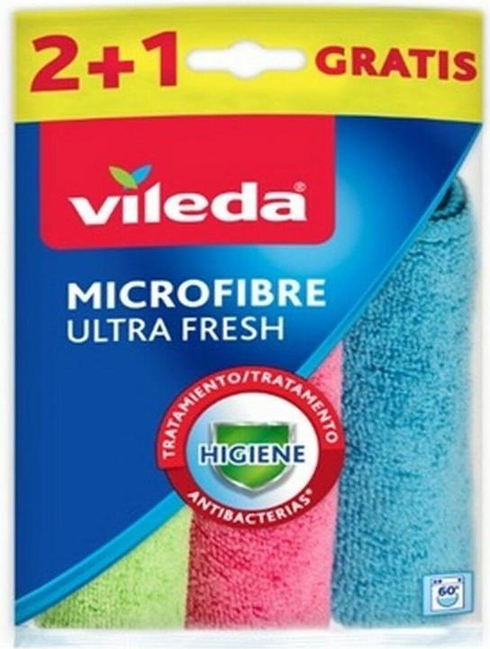 Image du produit Vileda 4023103217409 Chiffons de nettoyage Microfibre Multicolore (e) (1 pcs)