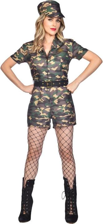 Actual product image Amscan Sexy Army Abby ladies costume (W34/L36)