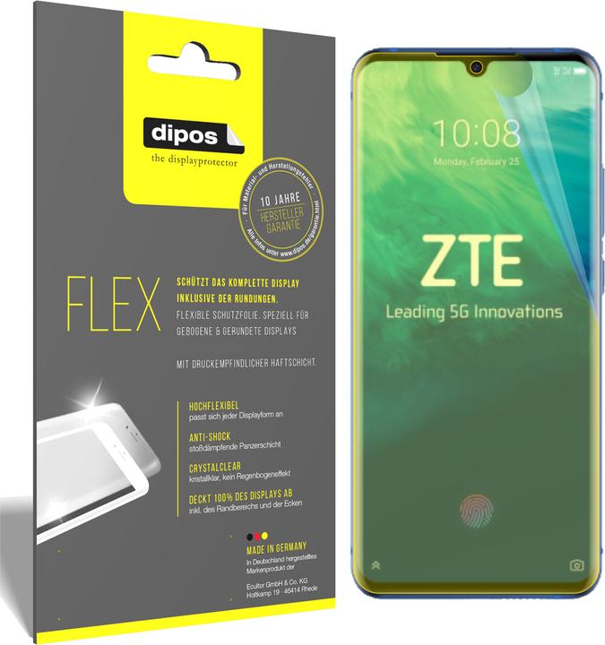 Immagine prodotto Dipos Pellicola Protettiva Full-Cover 3D (3 Pezzo/i, ZTE Axon 10s Pro 5G)