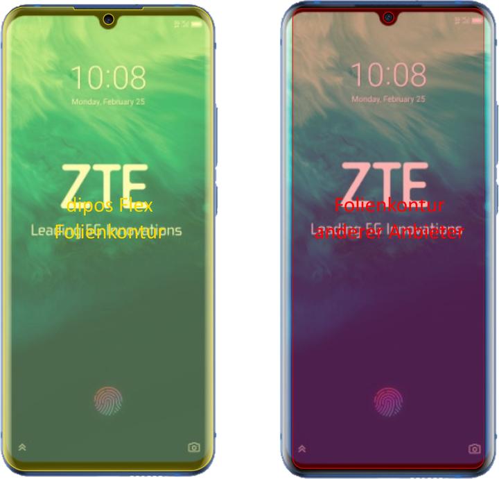 Immagine prodotto Dipos Pellicola Protettiva Full-Cover 3D (3 Pezzo/i, ZTE Axon 10s Pro 5G)