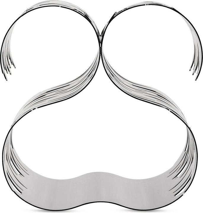 Produktbild Alessi Flaschenregal Barkcellar Silberfarben (19 x 15 cm, 5 Fl.)