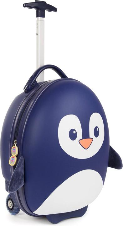 Boppi Kinderwagen - Pinguene (blau) - Handgepäck - Leichtes Gewicht - Langlebiger Hardcase - 17L - Kinderk