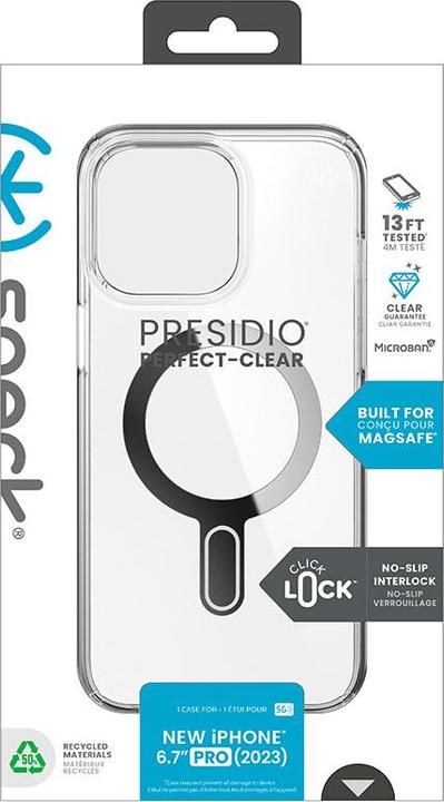 Image du produit speck Presidio Perfect-Clear - Coque arrière pour appareil mobile (Apple iPhone 15 Pro Max)