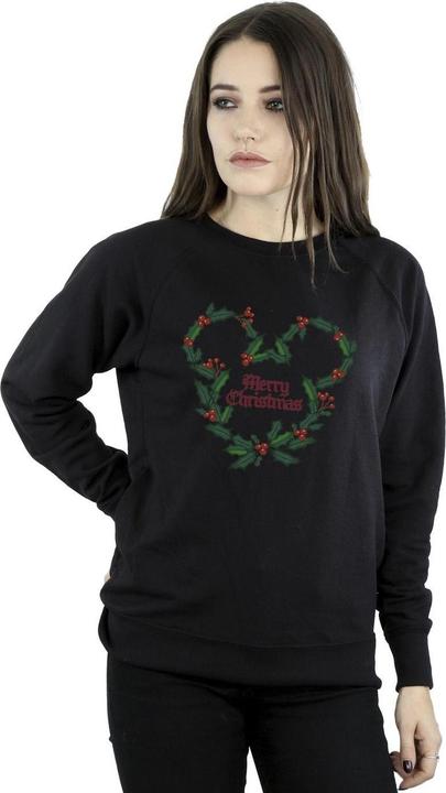 Produktbild Disney Mickey Mouse Merry Christmas Holly Sweatshirt (L)