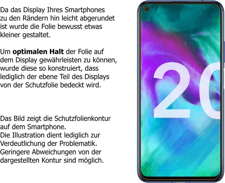 Actual product image Dipos Screen Protector Anti-Shock (2 Piece, Honor 20s)