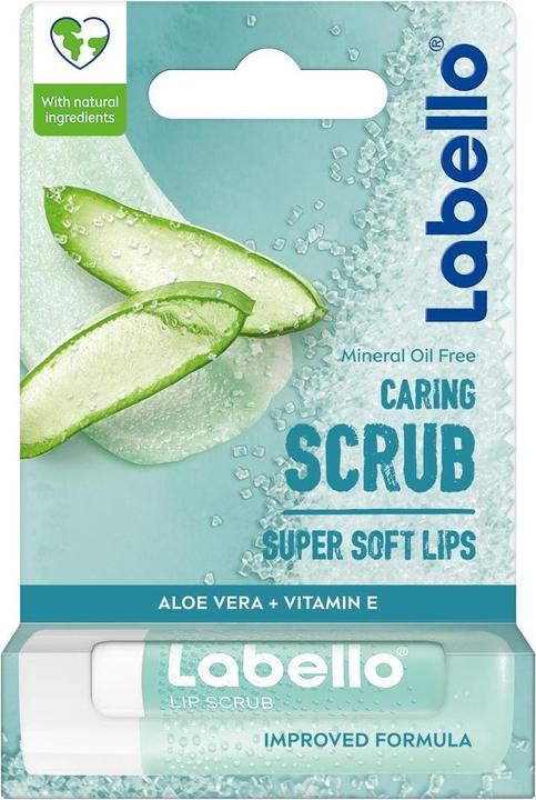 Produktbild Labello Caring Scrub Aloe Vera (Pflegestift, 5.50 ml)