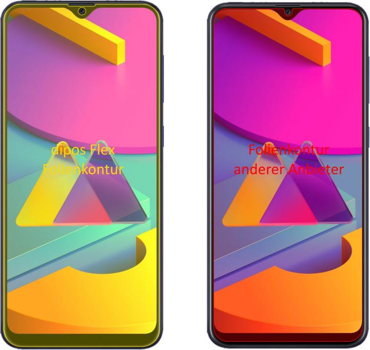 Actual product image Dipos Screen Protector Full-Cover 3D (2 Piece, Samsung Galaxy M10s)