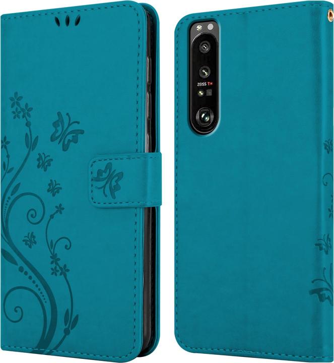 Image du produit Cadorabo Pochette Flower Book (Sony Xperia 1 III)