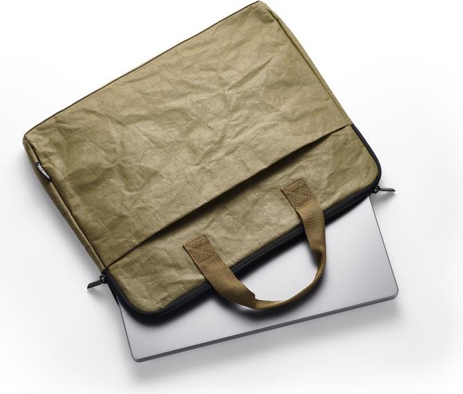 Produktbild Hayashi-UK Laptop Notebook Tablet Tasche, veganes Papier Leder (15")