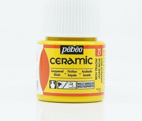 Image du produit Pebeo Couleur pour la Céramique (Jaune, 45 ml)