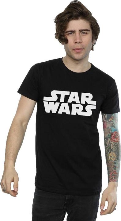 Actual product image Star Wars Mens Classic Logo T-Shirt (L)