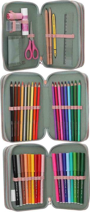 Image du produit Magni DEPESCHE Miss Melody Federtasche 3fach ROMANTIC FIELDS