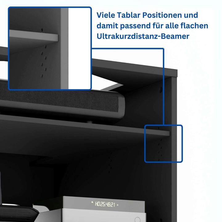 Image du produit Tusto Meubles pour projecteur à ultra-courte distance (66 x 66 x 25 cm)