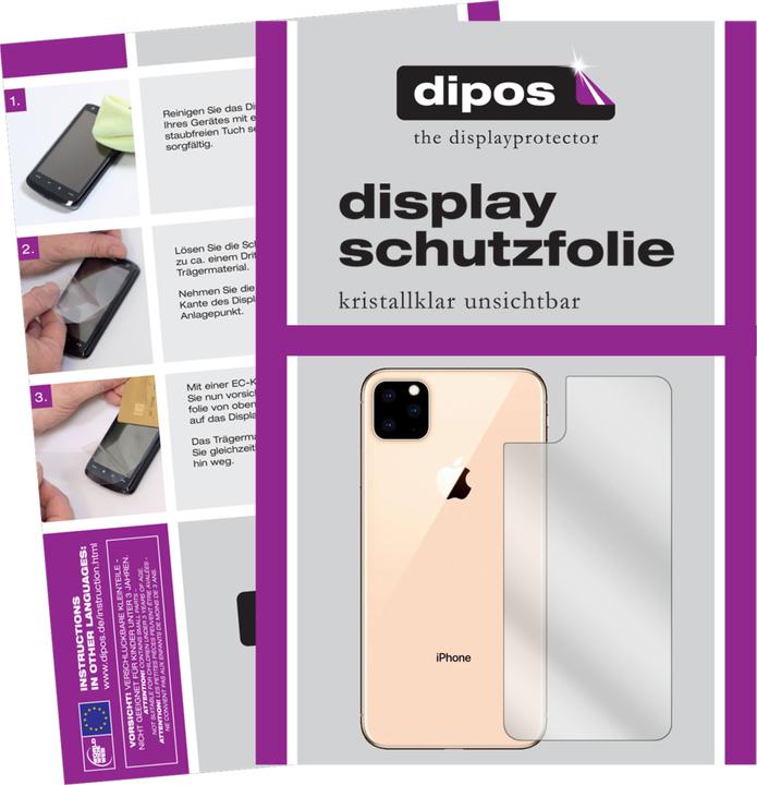 Dipos Displayschutzfolie Crystalclear (1 Stück, Apple iPhone 11 Pro)