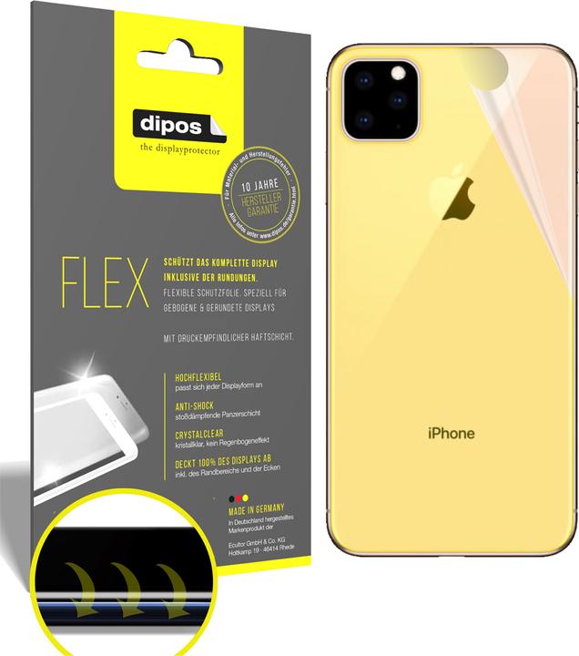 Dipos Pellicola Protettiva Full-Cover 3D (3 Pezzo/i, Apple iPhone 11 Pro Max)