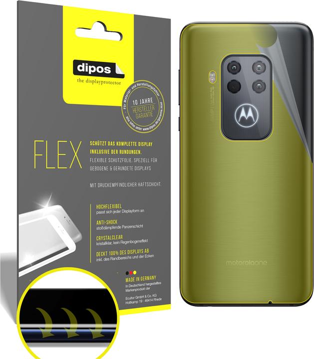 Produktbild Dipos Displayschutzfolie Full-Cover 3D (2 Stück, Motorola One Zoom)