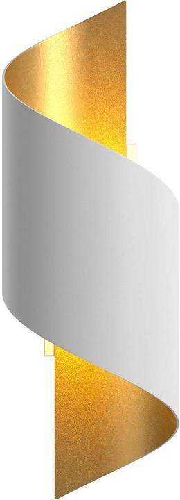 Produktbild Lindby Metall-LED-Wandleuchte Desirio, weiss-gold (330 lm, G9)