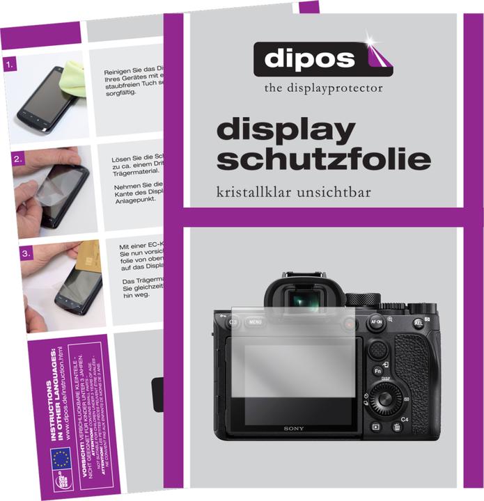 Actual product image Dipos Screen Protector Crystalclear (Screen protector, A7R IV)