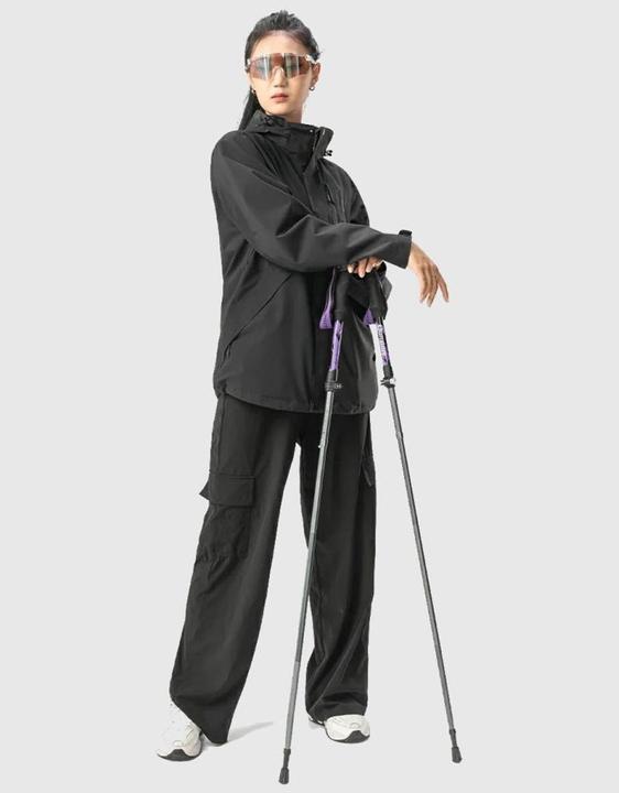 Immagine prodotto Qunature Other goods Nordic Walking Trekking Poles Aluminum 110 - 130 cm - Purple (110 - 130 cm)