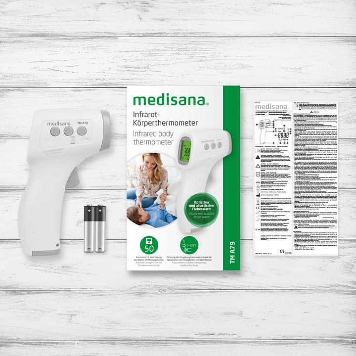 Actual product image Medisana TM A79 Infrared (Non-contact, Forehead)