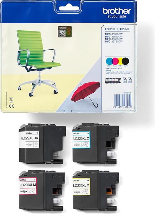 Produktbild Brother LC-229XLVALBP Multipack (M, BK, C, Y)