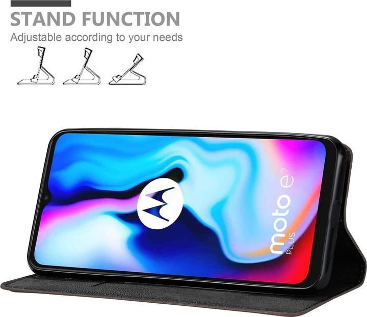 Productafbeelding Cadorabo Boek Onzichtbare Magneethoes (Motorola Moto E7 Plus)