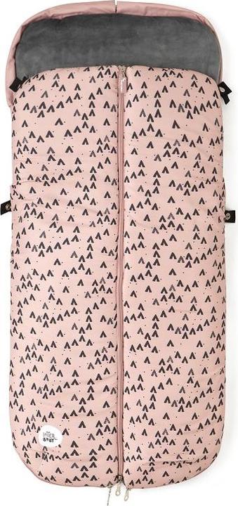 Produktbild Interbaby Universal Fusssäcken Wasserdicht - 46x105 Cms - Korallenvliesstoff - Rosa
