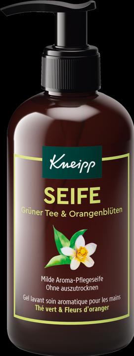 Kneipp Gel lavante aromatico per le menti Thé vert & Fleurs d'oranger (Sapone liquido, 250 ml)